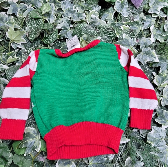Dr. Seuss The Grinch Baby 0-3 months Long Sleeve Holiday Sweater - Picture 4 of 4